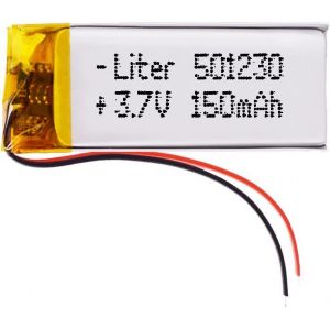 Mdy-Batterie 501230 Lipo 3.7v 150mah 0.555wh 1s 5c Liter Energy Battery Pour L'électronique Rechargeable Téléphone Portable Smartwatch Gps - Ne Convient Pas À La Radiocommande 32x12x5mm (150mah|50123 - Neuf