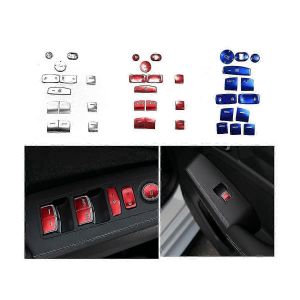 13Pcs Autocollant de couvercle de bouton d'interrupteur d'ascenseur en verre rouge pour 11e génération 2022 - Neuf