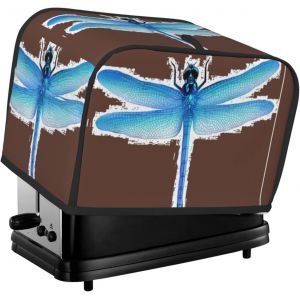 Housse Pour Petits Appareils De Cuisine Motif Libellule S'Adapte À La Plupart Des Grille-Pain À 2 Tranches - Neuf