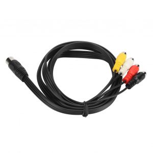 Cable DIN male 5 broches vers 4 RCa femelles, cordon de conversion DIN 5 broches vers RCa professionnel pour lecteur CD, magnetoscope, DVD, phono, 1,5 m - Neuf