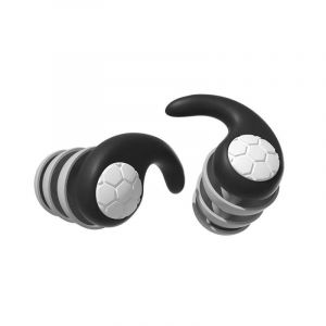 Euty-Bouchons D'oreilles Insonorisés En Silicone,Réduction Du Bruit,Étanche,Pour Dortoir De Natation,Filtre Anti-Bruit,Protection Auditive,Bouchon D'oreille Pour Dormir-Black (L Size) - Neuf