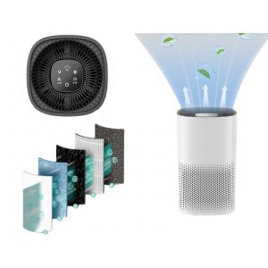 Purificateur d'air HEPA avec veilleuse pour la maison et la voiture - Neuf