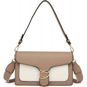 KALANKA-Sac a Main Femme en Cuir Sac Bandouli&egrave;re Femme Petit Sacs Bandouliere Pochette Sac &agrave; Main Tendance Sacoche Port&eacute;s &eacute;paule pour Femme Sac de Soir&eacute;e - Avec 2 Larges Sangles Amovibles - Neuf