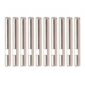 2024-10Pcs RC Moteur Tige Remplacement 4mm Diam&egrave;tre M&eacute;tal RC Voiture Brushless Moteur Tige pour RC Voiture Bateau Avion - Neuf