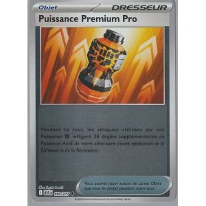 Carte Pok&eacute;mon - Puissance Premium Pro - 199/217 - Reverse - H&eacute;ros Transcendants - Neuf