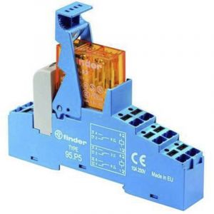 Relais D'Interface Finder, 48 Series, 24v C.c., Dpdt-2c/0, Montage Rail Din ( Prix Pour 1 ) - Neuf