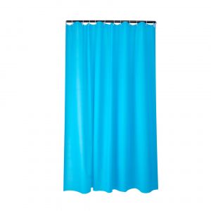 (Bleu, W80cm x H180cm) de Couleur unie, Rideau de Douche, PEVA Imperm&eacute;able salle de Bains Rideau avec Anneaux de suspension, Imperm&eacute;able &agrave; l'eau et R&eacute;sistant &agrave; la Moisissure Rideau de Douche de la Doublure pour l'H&ocirc;tel de la Baignoire - Neuf