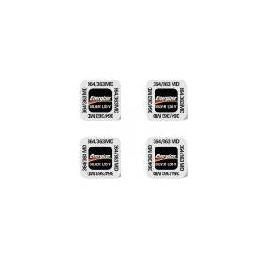 4 piles Energizer 364/363 - Neuf
