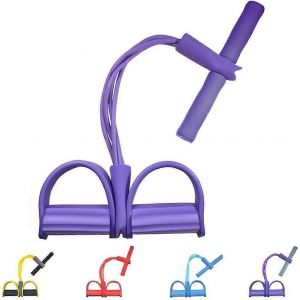 Entraînement En Résistance,Entraîneur De Jambes,Yoga Fitness,Équipement De Gym Assis (Violet) - Neuf