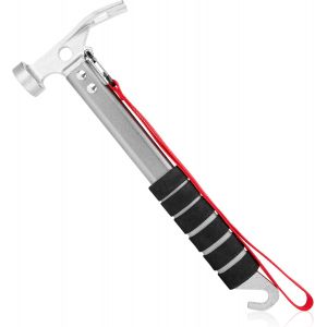 Eryi-Marteau De Tente Marteau De Camping En Aluminium Léger Marteau De Piquet De Tente Multifonctionnel Pour Camping Randonnée Jardinage Argent - Neuf