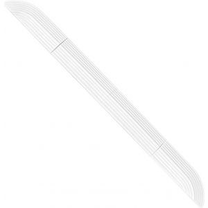 Rampe de seuil de porte pour tous les accessoires de robot aspirateur,Dreame,Ecovacs,Roborock,rampes de seuil de porte,rampe pour aspirateur,rampe de seuil de balayage pour la maison (blanc) - Neuf