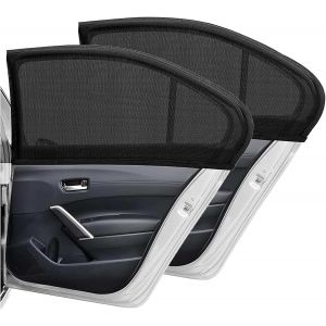 Kal-Parapluie De Voiture Pour B&eacute;b&eacute; - Pour Fen&ecirc;tre De Voiture - Extensible Et Respirant - Pour Fen&ecirc;tre Lat&eacute;rale Arri&egrave;re - 113 X 50 Cm - Lot De 2 - Neuf