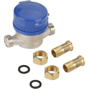 Ulteronixshop-Compteur d'eau de Jardin Kit Compteur d'eau Froide 15mm 1/2" Fer ABS avec Housse de Protection pour Jardin Maison - Neuf