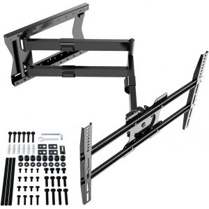 VornixorSarlshop-TiTon 100 cm - Support Mural TV - 60 kg - VESA 600x400 - Fixation Murale TV de 42 Pouces &agrave; 85 Pouces - Neuf