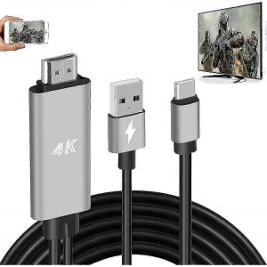 Adaptateur hdmi Câble USB Type-c Mhl 4k HD Vidéo Câble de conversion numérique - Neuf