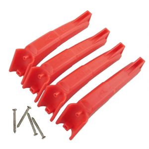 Set Drone Tr&eacute;pied Train D'atterrissage Compatible Avec Hubsan X4 H502s H502e Rc Rouge 4pcs - Neuf