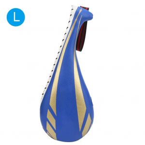 Coussin De Pied De Boxe En Pu, Accessoire D'entrainement Pour Cible De Frappe, Pour Karate, Combat, Muay Thai, Taekwondo, Bleu, L - Neuf