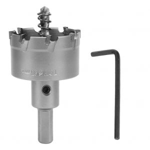foret long en acier inoxydable pour scie cloche, pour tubes metalliques a parois epaisses, 45 mm - Neuf