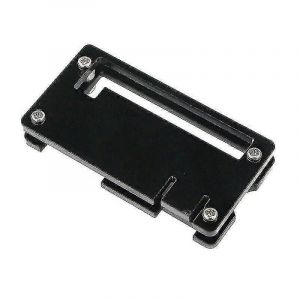 Avec dissipateur thermique Acrylique Protecteur Housse pour Raspberry Pi Zero (noir) - Neuf