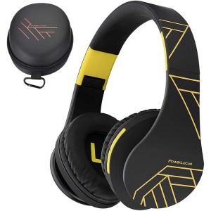 Casque Bluetooth sans Fil, Casque Audio stéréo Pliable sans Fil et Filaire avec Micro intégré, Micro SD/TF, FM pour iPhone/Wiko/Samsung/iPad/PC (Noir/Blanc) - Neuf