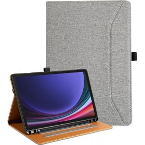 Eryi-Coque Pour Samsung Galaxy Tab S10 Fe/Tab S9 Fe/Tab S9 11 Pouces 5g Avec Porte-Stylo Housse Étui Tablette Pour Samsung Tab S10 Fe,Gris - Neuf