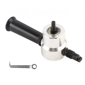 160A &agrave; la main T&ocirc;le Grignoteuse Scie Coupe-M&eacute;tal &Agrave; Double T&ecirc;te Outil De D&eacute;coupe De M&eacute;tal Perceuse &Eacute;lectrique Accessoire - Neuf