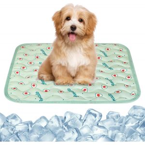 Tapis De Refroidissement Chien,Tapis Auto-Refroidissant,Tapis De Couchage Doux Pour Animaux De Compagnie Confortable,Tapis De Auto-Refroidissement Pour Chien Chat En Été (50 X 40 Cm) - Neuf
