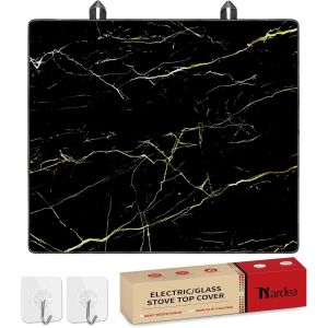 Protection Plaque De Cuisson Vitrocéramique | Plaque De Recouvrement Pour Plaques De Cuisson Vitrocéramiques Et Induction | 61X53X0.5Cm|Noir - Neuf