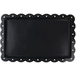 Pr&eacute;sentoir &Agrave; Dessert En 3 Niveaux Pr&eacute;sentoir &Agrave; Cupcakes Pr&eacute;sentoir &Agrave; Bonbons Pour Mariage,Maison,Anniversaire,F&ecirc;te Du Th&eacute; D&eacute;coration De Table (Assiette Noire) - Neuf