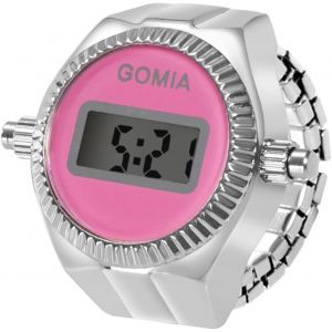 Bague Montre Extensible Num&eacute;rique,Montre Bague Femme Homme Doigt Ajustable,Bague Montre Etanche 1atm Fantaisie,Cadran Rond,Cadeau Pour Femme Et Homme.[J495] - Neuf