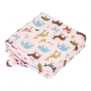 Coussin De Siege Pour Chaise Haute Reglable Et Portable Pour Enfant (Rose) - Neuf