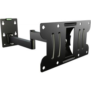 WHIY-Support Mural Universel R02-21 Pour Tv 13-32" (Env. 33-81 Cm)-Support Mural Pivotant Et Inclinable-Convient Également Pour Tv Lcd Incurvé Vesa 100 X 100 200 X 100-Noir - Neuf