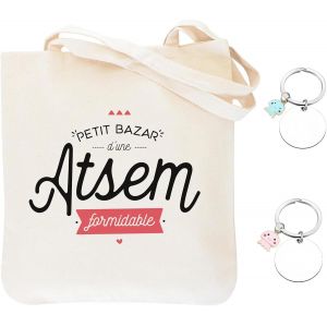 SJZG-Tote Bag Femme, Fourre-Tout En Toile Avec Initiale, Personnalis&eacute; Alphabet Sac En Toile, Sac En Tissu Femme, Pour Femmes Amis Maman,Pour Mariage Anniversaire Plage Vacances - Neuf