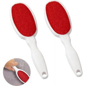 JGD-Lot De 2 Brosses &Agrave; Peluches Double Face Brosse Vetement Anti Poils pour V&ecirc;tements Couvertures Anti Peluche Vetement Brosse &Agrave; Vetement pour Chat Et Chien - Neuf