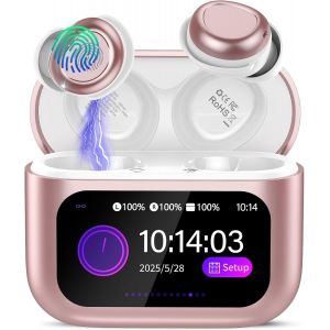 CPOD-Ecouteurs Bluetooth Sans Fil,Mini Écouteurs De Sommeil Avec Écran Tactile,Hifi Stéréo Casque Bluetooth 5.4 Appels Clairs,Ip7 Étanche Écouteurs Intra-Auriculaires Pour Dormir Sur Le Côté,Or R - Neuf