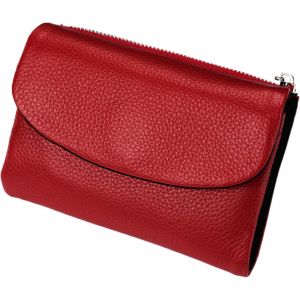 Petit Porte-Monnaie Pour Femme - Porte-Monnaie En Cuir Synth&eacute;tique,Porte-Monnaie Fin Pour La Vie Quotidienne,Les Loisirs,Les Voyages,Rouge,Voir Description,Voir Description - Neuf