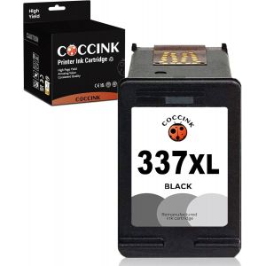 ERYI-337Xl Cartouche D'Encre Remanufacturée De Remplacement Pour Hp 337 Xl Compatible Avec Deskjet 5940 5940Xi 6943 Officejet 6300 6310V Photosmart 2570 2573 2575 Imprimante Haute Capacité (1 Noir) - Neuf