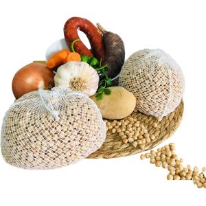 Sac De Cuisine,20x15 Cm Nylon,2 Leggings De Cuisine De 1 Kg,Adaptés Pour Tout Type De Cocotte À Pression Pour Cuisiner Des Léguguettes,Des Garbanzos Profitez De La Cuisson D'un Délicieux Coup - Neuf