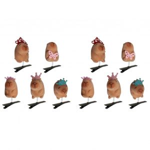 Épingles À Cheveux En Forme De Dessin Animé, 5/10/15/20 Pièces, Pinces À Cheveux Légères À Ressorts En Métal, Accessoires Amusants Pour Cheveux-10 Pièces L - Neuf