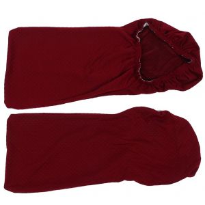 Hjlian Housse De Protection De Chaise De Couleur Unie Pour Restaurant, Banquet, Mariage (Bordeaux) - Neuf