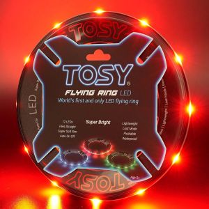 Eryi-Anneau Volant 12 Led, Lumineux, Mode Perdu, Allumage Automatique, Sûr Et Doux, Étanche, Frisbee Léger, Cadeau D'anniversaire, De Camping Pour Garçon/Fille/Enfant - Neuf