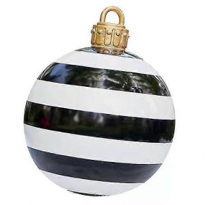 60cm gonflable décoré boules sphères extérieur pvc décoration jouet balle navidad décorations d'arbre - Neuf