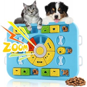 Jeu Intelligence Chien, Jouet Interactif Occupation Indestructible, Ralentissez À Manger Puzzle, Gamelle Anti Glouton Chat, Distributeur De Nourriture Pour Chiens - Neuf