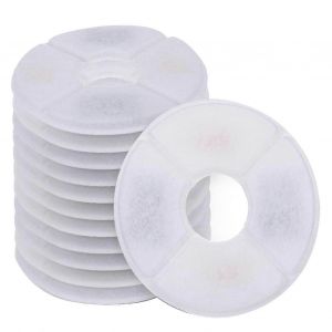 Paquet De 12 Filtres De Remplacement Pour Fontaine À Eau Pour Animaux De Compagnie,12 Pièces - Neuf
