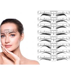 Autocollants Pochoirs Jetables Pour Sourcils - 100 Pi&egrave;ces - Neuf