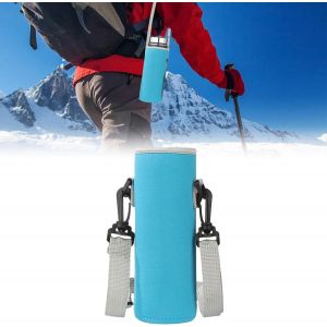 Sac Isotherme Pour Bouteilles,Sac Bouteille D¿Eau Portable,1100ml Sac Isotherme Pour Bouteille D'eau,Sac À Bandoulière Pour Bouteille D'eau,Pour Poches De Sac À Dos De Randonnée,Bleu - Neuf