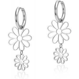 Kal-Boucles D'oreilles Bohème Marguerites Pour Femme, Boucles D'oreilles Tournesol, Boucles D'oreilles En Forme De Marguerite, Cadeaux Pour Maman, Soeur, Amie - Neuf
