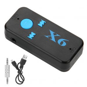 Recepteur audio Bluetooth pour voiture X6, haut-parleur 3,5 pouces, carte de stockage, fonction de lecture, appel mains libres - Neuf
