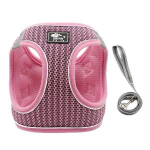 Ensemble Élégant De Harnais Et De Laisse Réfléchissants Pour Chat - Gilet Respirant Pour Plus De Confort Et De Sécurité, Parfait Pour Les Aventures En Plein Air - Neuf