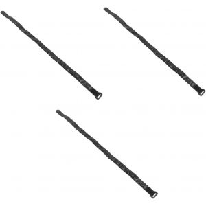 Kal-3 Pièces Sangle De Fixation Réutilisable Pour Vélo Avec Boucle Et Crochet Dérapante Pour Attacher Câbles Tapis De Yoga Et Bouteilles - Neuf